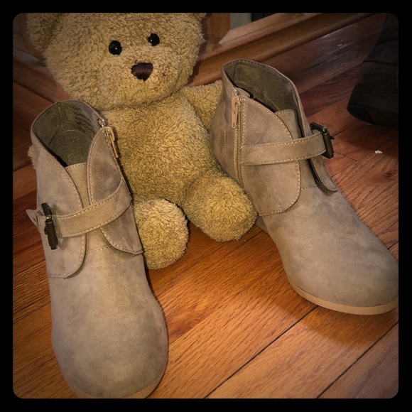 Maurices Shoes - Tan Ankle wedge Booties